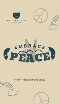 Embrace Peace Day Instagram reel Image Preview