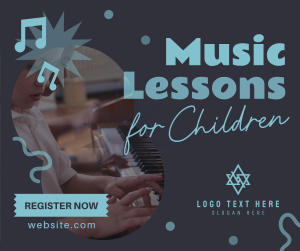 Music Lessons for Kids Facebook post Image Preview