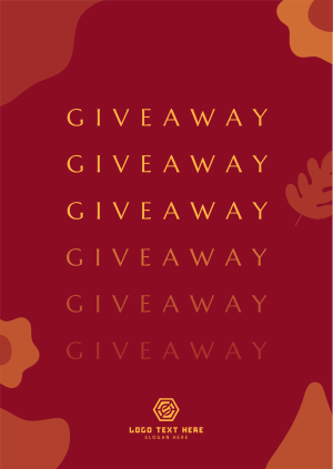 Giveaway Time Poster Image Preview