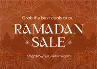 Biggest Ramadan Sale Postcard Design