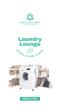 Fresh Laundry Lounge Facebook Story Design