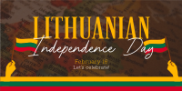Modern Lithuanian Independence Day Twitter post Image Preview