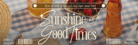 Retro Summer Sunshine Twitter Header Image Preview