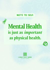 Mental Health Quote Flyer Design