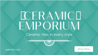 Ceramic Emporium Facebook Event Cover Design