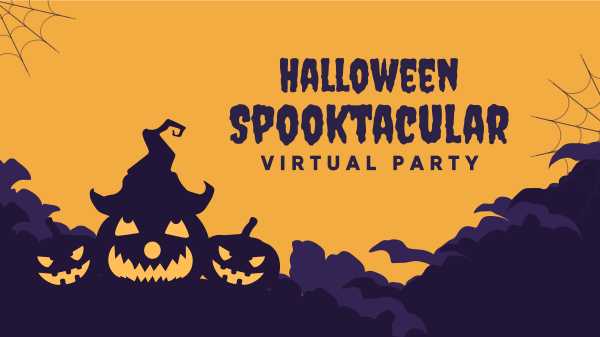 Spooktacular Party Facebook Event Cover Design Image Preview