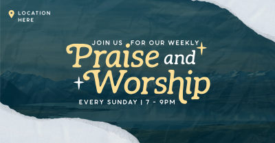 Praise & Worship Facebook ad Image Preview