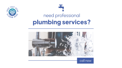 Professional Plumbing Services Facebook event cover Image Preview