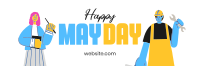 Celebrating May Day Twitter Header Image Preview