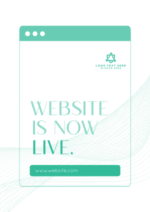 Website Now Live Flyer Image Preview