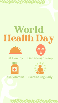 Health Day Tips YouTube short Image Preview