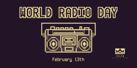 Radio 8 Bit Twitter Post Image Preview