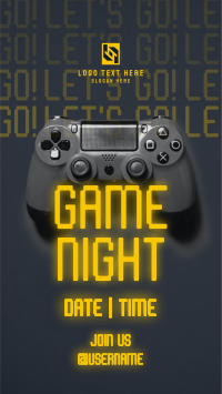 Game Night Console Instagram Story Design