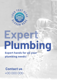 Clean Plumbing Works Poster Image Preview