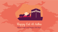 Eid Al Adha Kaaba Facebook event cover Image Preview