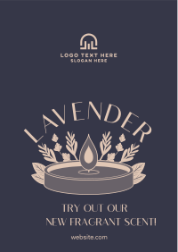 Lavender Scent Flyer Design