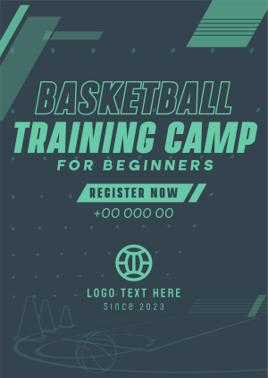 Basketball Training Camp Poster Image Preview