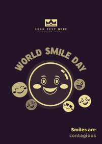 Emoticons Smile Day Poster Design