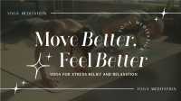 Modern Feel Better Yoga Meditation Animation Image Preview