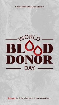 World Blood Donor Badge Facebook Story Design