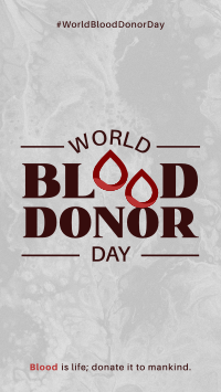 World Blood Donor Badge Facebook Story Image Preview