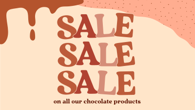 Sweet Chocolate Sale Facebook event cover Image Preview