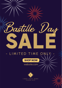 Bastille Clearance Sale Flyer Design