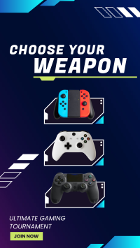 Choose your weapon Instagram story Image Preview