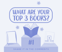 Your Top 3 Books Facebook post Image Preview
