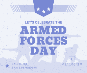 Armed Forces Day Greetings Facebook post Image Preview