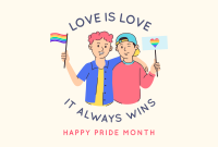 Love is Love Pinterest Cover Image Preview