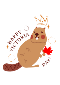 Victoria Day Beaver Flyer Design