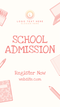 Preschool Admissions Instagram Story Design