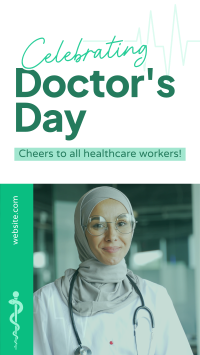 Celebrating Doctor's Day Facebook Story Design