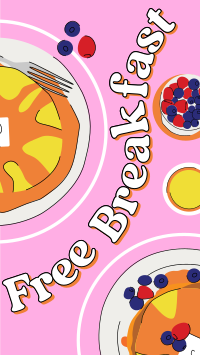 Breakfast Treat Instagram Story Design