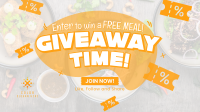 Food Voucher Giveaway Facebook event cover Image Preview