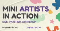 Children Painting Workshop Facebook Ad Preview