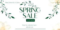 Aesthetic Spring Sale  Twitter post Image Preview