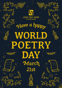 World Poetry Day Poster Design