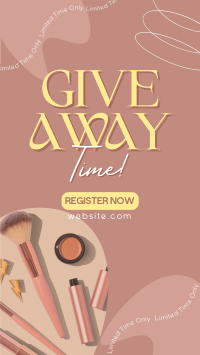 Beauty Give Away Facebook Story Design