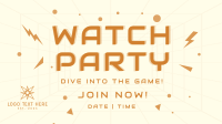 Futuristic Watch Party Animation Preview