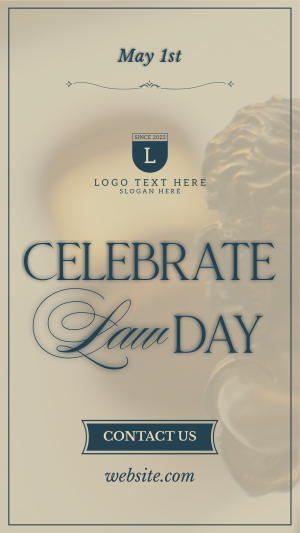 Celebrate Law Day Instagram story Image Preview