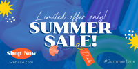 Tropical Summer Sale Twitter post Image Preview