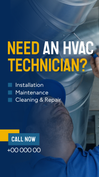 HVAC Technician TikTok video Image Preview