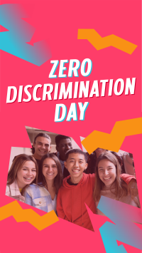 Playful Zero Discrimination Day YouTube short Image Preview
