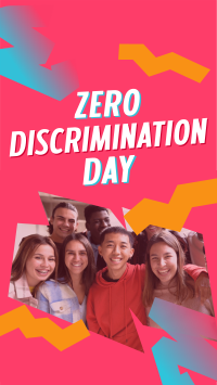 Playful Zero Discrimination Day YouTube Short Image Preview