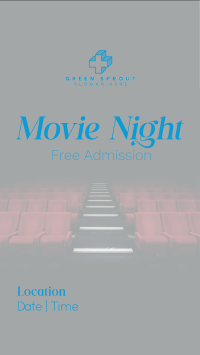 Movie Night Cinema TikTok Video Image Preview