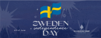 Modern Sweden Independence Day Facebook Cover Image Preview