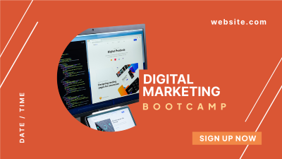 Digital Marketing Bootcamp Facebook event cover Image Preview