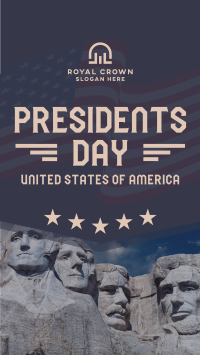 Presidents Day of USA YouTube Short Image Preview